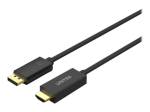 Unitek Video Adapter Kaabel DisplayPort / HDMI 1,8m Must