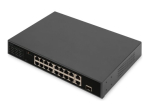 DIGITUS 16-portne Fast Ethernet PoE l&uuml;liti