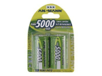 ANSMANN D-type Rechargeable Batteries 5000mAh 2-pack