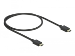 Delock HDMI Kaabel Ethernetiga 2.5m Must
