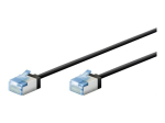 goobay CAT 6a U/FTP, PiMF 1m patch-kaabel, Must