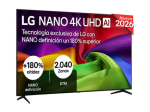LG NANO 4K UHD AI 75NU800B6LA 75-tolline 4K Ultra HD