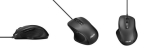 Asus Ergonoomiline Hiir UX300 PRO Juhtmega optiline USB 2.0 Must