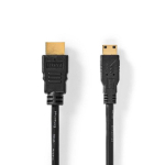 Nedis Ethernet-HDMI&trade;-HDMI&trade; mini / 4K@30Hz / 10.2 Gb / Kaabel 1.5m