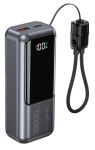 Gembird PB10-PD20-LCD-02 Compact fast charging power bank with LCD display, 20W, 10000 mAh, spacegrey