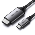 UGREEN USB-C kuni HDMI kaabel, 4K, UHD, 1,5m, must