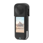 PULUZ silikoonist kaitse&uuml;mbris objektiivi kattega Insta360 X5 jaoks (must)