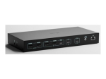 I-TEC USB-C KVM sisestusasem 3 saatja jaoks 2xHDMI 1xGLAN 1xUSB-C Gen2 3x USB-A Gen2 2x USB-A 1.1 1xAudio 1xMic PD 1x 92W/2x 65W