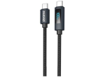 Dudao L7C USB-C kuni USB-C kaabel, 100W, 1m, must