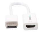 Prokord 15cm valge videoadapter