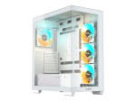 Gigabyte C500 PANORAMIC STEALTH Tower ATX ilma toiteallikata valge