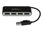 StarTech.com 4-portine USB 2.0 HUB - USB bussi toidetud - kaasaskantav mitmeportiline USB 2.0 l&uuml;liti ja laiendaja HUB - v&auml;ike reisimise USB HUB (ST...