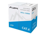 Langberg CAT 6 varjestamata paardunud paar (UTP) 305m rullkaabel hall RAL 7035