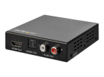 StarTech.com HDMI Audio Ekstraktor - 4K 60Hz - HDMI Audio De-embedder - HDR - Toslink Optilisest Audiost - Dual RCA Audio - HDMI Audio (HD202A) HDM...