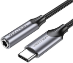 Vention USB-C to 3.5 mm DAC audio adapter, 1 m