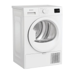 INDESIT kuivati C YSD 83D WW EE Energiat&otilde;hususklass D Esikaarne 8 kg Soojuspump LED S&uuml;gavus 54.5 cm Valge