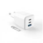Fixed Mini 2x USB-C ja USB GaN laadija 65W