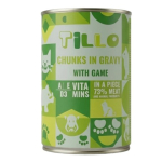 TILLO Chunks in gravy Game - wet cat food - 415g