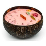 Coconut Candle - Plum, rose & patchouli scent