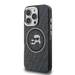 Karl Lagerfeld IML K&CH Heads Repeated Logo MagSafe &uuml;mbris Apple iPhone 16 Pro Max jaoks