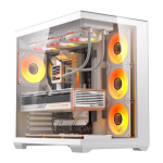 DarkFlash C280 arvutikorpuse (valge) + 7 ventilaatorit