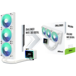 Asrock Challenger 360 Digitaalne ARGB 120mm Jahutuss&uuml;steem White