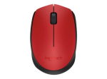 Logitech M171 juhtmeta hiir must punane