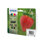 Epson 29 mitmev&auml;rviline komplekt must kollane taevasinine magenta tindipatrunid C13T29864012