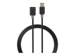 Nedis USB Pikenduskaabel 2m Must