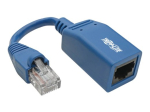Tripp Lite Cisco konsooli roll-over kaabeladapter (M/F) RJ45 kuni RJ45, sinine, 5 ft CAT 5e/6 12.7m seriaaladapter
