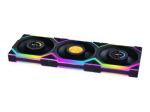 Lian Li UNI FAN SL Wireless LCD ventilaator 3-pack must 120 mm