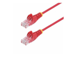 StarTech.com 2m punane &otilde;huke CAT6 Ethernet kaabel, kaitsekattega, 28AWG, LSZH CAT 5/5e/6 varjestamata paariskeeratud (UTP) 2m patch-kaabel punane