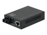 LevelOne GVT-2001 kiire Ethernet gigabitse Etherneti kiudoptiline meedia konverter