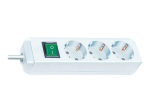 Brennenstuhl Eco-Line voolupikendkaabel 3-pistikuline valge 1.5m