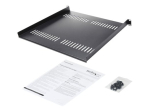 StarTech.com 1U Vented Server Rack Cabinet Shelf - Fixed 16 Deep Cantilever Rackmount Tray for 19 Data/AV/Network Enclosure w/Cage Nuts Rack Shelf