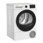 Whirlpool kuivati WP D9 WBS EE Energiat&otilde;hususklass D Esikaarne 9 kg Soojuspump Digitaalne S&uuml;gavus 61 cm Valge