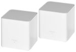 Tenda MX3 (2-PACK) Mesh Wi-Fi System, Dual-band (2.4 GHz / 5 GHz), Wi-Fi 6 (802.11ax), White