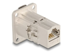 DeLOCK CAT 6a Shielded Twisted Pair (STP) Network Coupler Silver