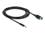 Delock 2m tugevdatud USB-kaabel must