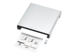 Satechi USB-C alumiiniumi monitori standi hub iMac USB-C dokkimisjaam + monitori stand