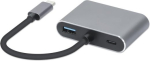 iBox IUHCHDVGA USB Type-C Hub 4-&uuml;hes USB 3.0 + PD 100W + HDMI 4K 30Hz + VGA Full HD