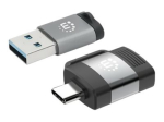 Manhattan USB 3.2 Gen 1 USB-C Adapter Komplekt Must Hall
