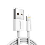 UGREEN Nikeldatud Lightning Kaabel, 1 Meetri, Valge