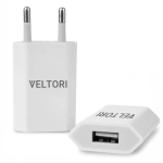 VELTORI POWER ON USB nutikakella laadija 5V 1A VTL1 / valge