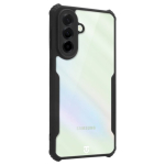 Taktikaline Quantum Stealth &uuml;mbris Samsung Galaxy A37 jaoks / l&auml;bipaistev/must