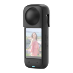 Silikoonist kaitsekorpus PULUZ Insta360 X4 jaoks (must)