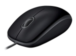 Logitech B110 Silent Optical Wired Mouse Black
