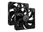 CORSAIR RS140 2-pack must 140 mm ventilaator