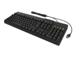 KeySonic KSK-8040U-CR membraan LED juhtmega saksa klaviatuur