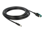 Delock 4m tugevdatud USB-kaabel must
